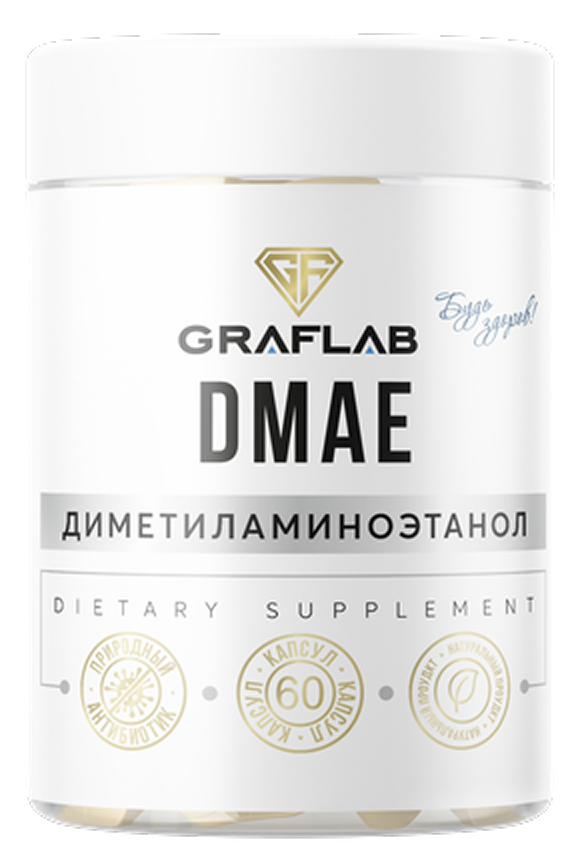 DMAE, 600 мг, 60 капсул